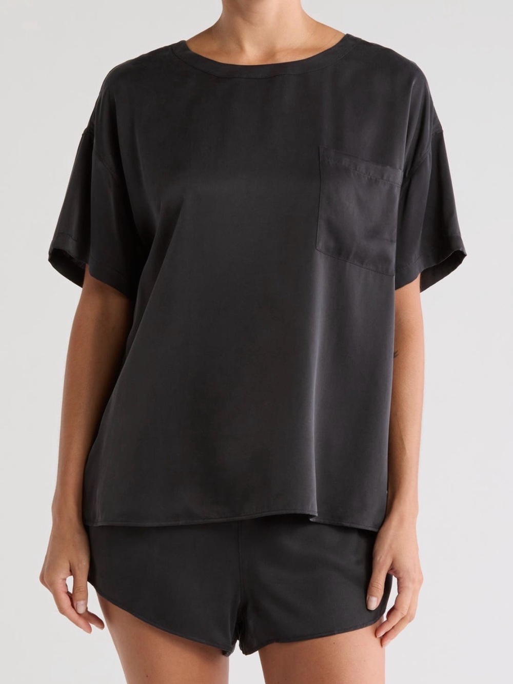 Lunya Washable Silk Tee Short Pajamas